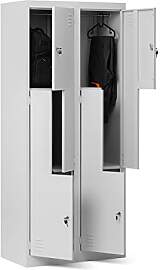 Jan Nowak Umkleideschrank Z02 Spind mit 4 Abteilen 