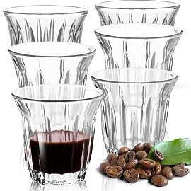 JanYoo Espressotassen 6er Set 90ml Espresso Tassen 