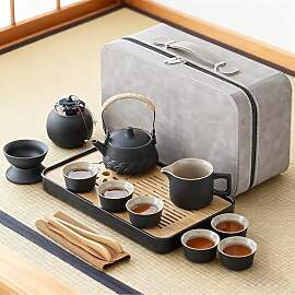 Japanisches Teeservice Chinesisches Teeset, 14Tlg