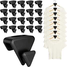 Jasjfasd 20 Pcs Kleiderbügel Platzsparend,