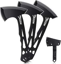 JASON 3 Stück Camping Axt Set Full Tang Survival