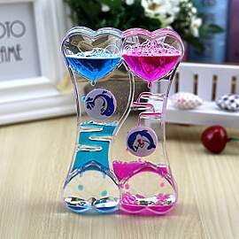 Jauhmui Öl Flüssige Sanduhr Liquid Timer, Bunte, 