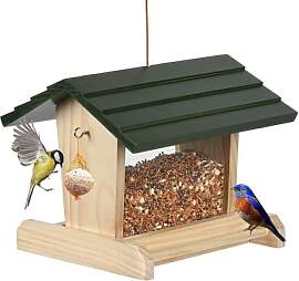 JAZUIHA Vogelfutterhaus zum Aufhängen, Vogelhaus