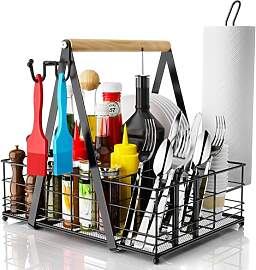 JBBTOOL Grill-Caddy mit Papierhandtuchhalter,