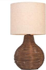 JCPYIUL Rattan Lampe Tischlampe,Dekorative Nature