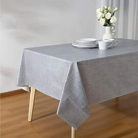 JEMIDI Abwaschbare Tischdecke Wachstuch -