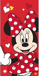 Jerry Fabrics Disney Minnie Mouse Pink Duschtuch