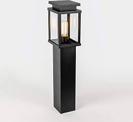 Jersey Gartenlampe Schwarz 60cm mit Lichtsensor LED