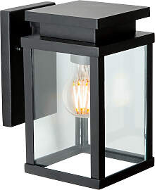 Jersey Wandleuchte Schwarz M mit LED