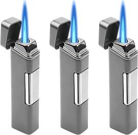 Jetflame Sturmfeuerzeug Metall - 3 Stück