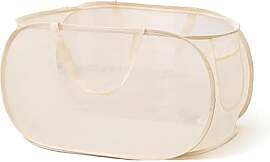 Jetstream Beige Faltbarer Wäschekorb 36 x 36 x 58 