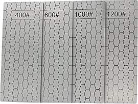 Jewboer 4-teiliges Diamant-Schleifstein-Set,