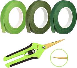 JIADEXIN Blumen Arrangement Tool Kit 3 Rollen