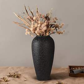 JIDOFUE Große 34cm Rustikale Keramikvase für