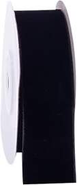 JIHUOO 25 mm x 9,1 m extra breites Samtband