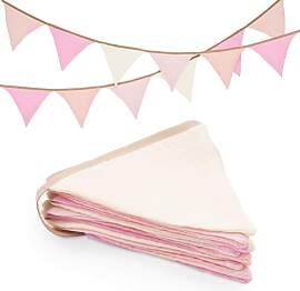 jijAcraft Wimpelkette Kinderzimmer Rosa: 2.8M