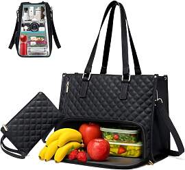 Jinfanshurich Lunchtasche Damen 2-in-1,