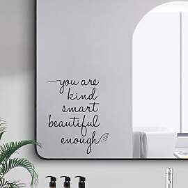 JINGIHE Motivations Spiegel Aufkleber You are Kind 
