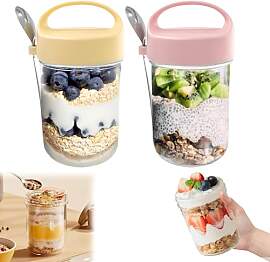 jinminamz Overnight Oats Gläser mit