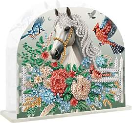 JISHSHAY Diamond Painting Servietten Halter Pferd