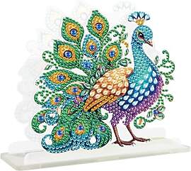 JISHSHAY Diamond Painting Serviettenhalter Pfau