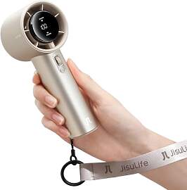JISULIFE Tragbarer Handventilator,Turbo Mini