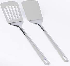 JiuXinYuKeJi Edelstahl Spatel Set, 2 Stück