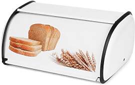 jiuzcare Brotkasten Edelstahl Metall mit Deckel,