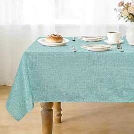 JIUZHEN Blau Tischdecke Abwaschbar Tischdecken