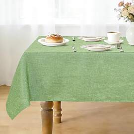 JIUZHEN Grün Tischdecke Abwaschbar Tischdecken