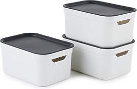Jive Dekobox 3er-Set Aufbewahrungsbox 5l mit