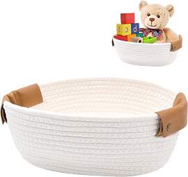 JJQHYC Aufbewahrungskorb Bad Baumwollseil