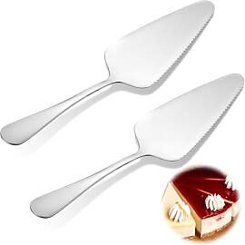 JJUNW 2 Stück Edelstahl Tortenheber Set,