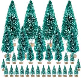 JJYHEHOT 34 Stück Miniatur Tannenbaum, Mini