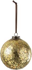 J Line - Christbaumkugel in Gold - Ø 13,5 cm