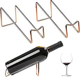 JLNGTHONG 2 Stück Freistehend Weinregal, Elegante 