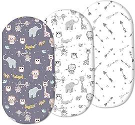 JMITHA Baby Matratzenschoner Spannbettlaken, 3er