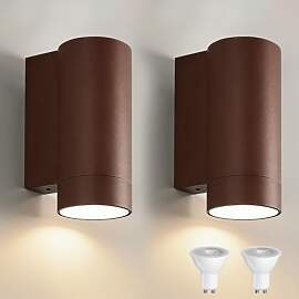 JNR 2 Pack Aussenlampe Wand IP65 Wasserdichte