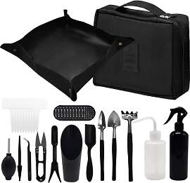 JNUYISW Gartenwerkzeug Set, 17 Stück Mini