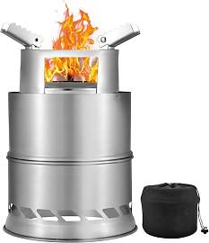 JNUYISW Rauchfreie Feuerstelle, Tragbare Mini