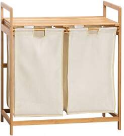 Joesh Bambus-wäschekorb Weiss & ↑85 Cm -