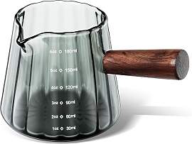 Joeyan 180ml Espresso Messbecher Glas mit