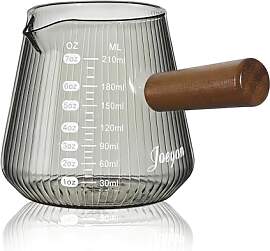 Joeyan 210ml Espresso Messbecher Glas, 7 oz
