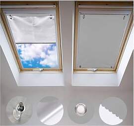 Johgee Dachfenster Rollo Thermo Sonnenschutz