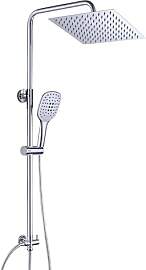 JOHO Edelstahl Duschset ohne Armatur, Chrom