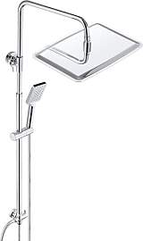 JOHO Edelstahl Duschset ohne Armatur, Regendusche