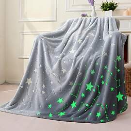 Joiedomi Decke Kuscheldecke Leuchtet im Dunkeln,