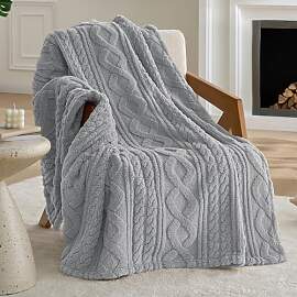 Joiedomi Kuscheldecke für Sofa, 127x152cm, Weiche 