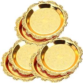 Jojofuny 6 StüCk 10cm Goldenes Snackschalen Set