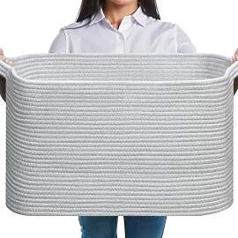 JOJOSEE Faltbarer Wäschekorb, 63L Große